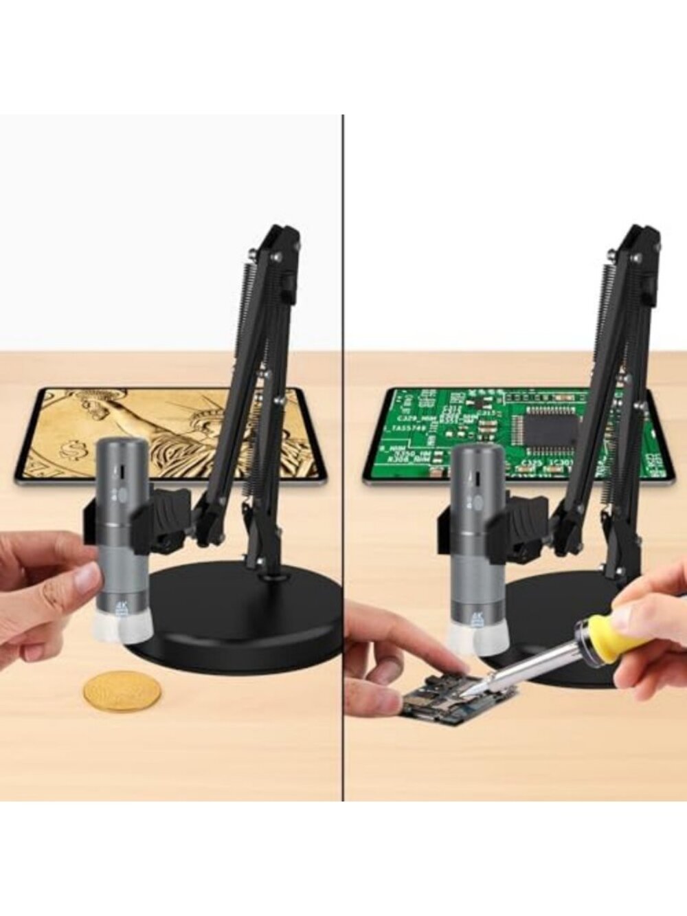 4K WiFi Digital Microscope for iPhone & Android - USB Compatible - Picture 4 of 7